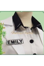 Identity V Doctor Emily Dyer Bamboo Guardian White Outfit Cosplay Costume